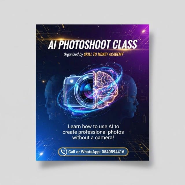 AI PHOTOSHOOT MASTERCLASS